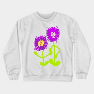 INDIGNANT FLOWERS Crewneck Sweatshirt